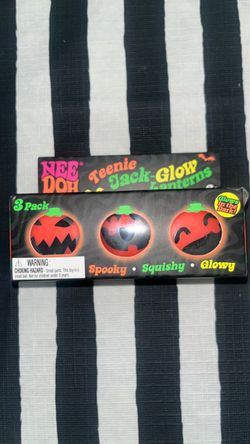 Needoh Teenie Jack-Glow Lanterns 3 Pack