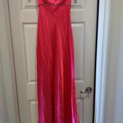 SEDUCTION PINK SLEEVELESS LONG DRESS SIZE 11/12