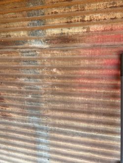 Rustic farm metal sheeting