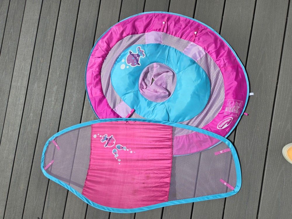 Little Girl Swimming