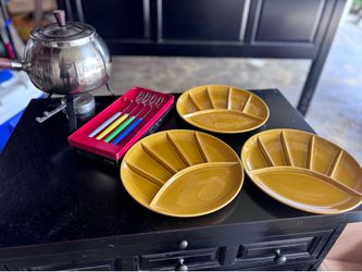 Vintage Fondue Set