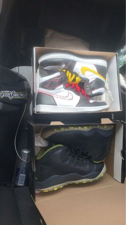 jordan 1 defiance and jordan 10 venom