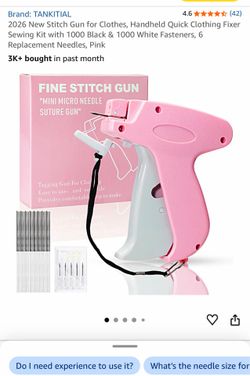 Stitch gun for clothes