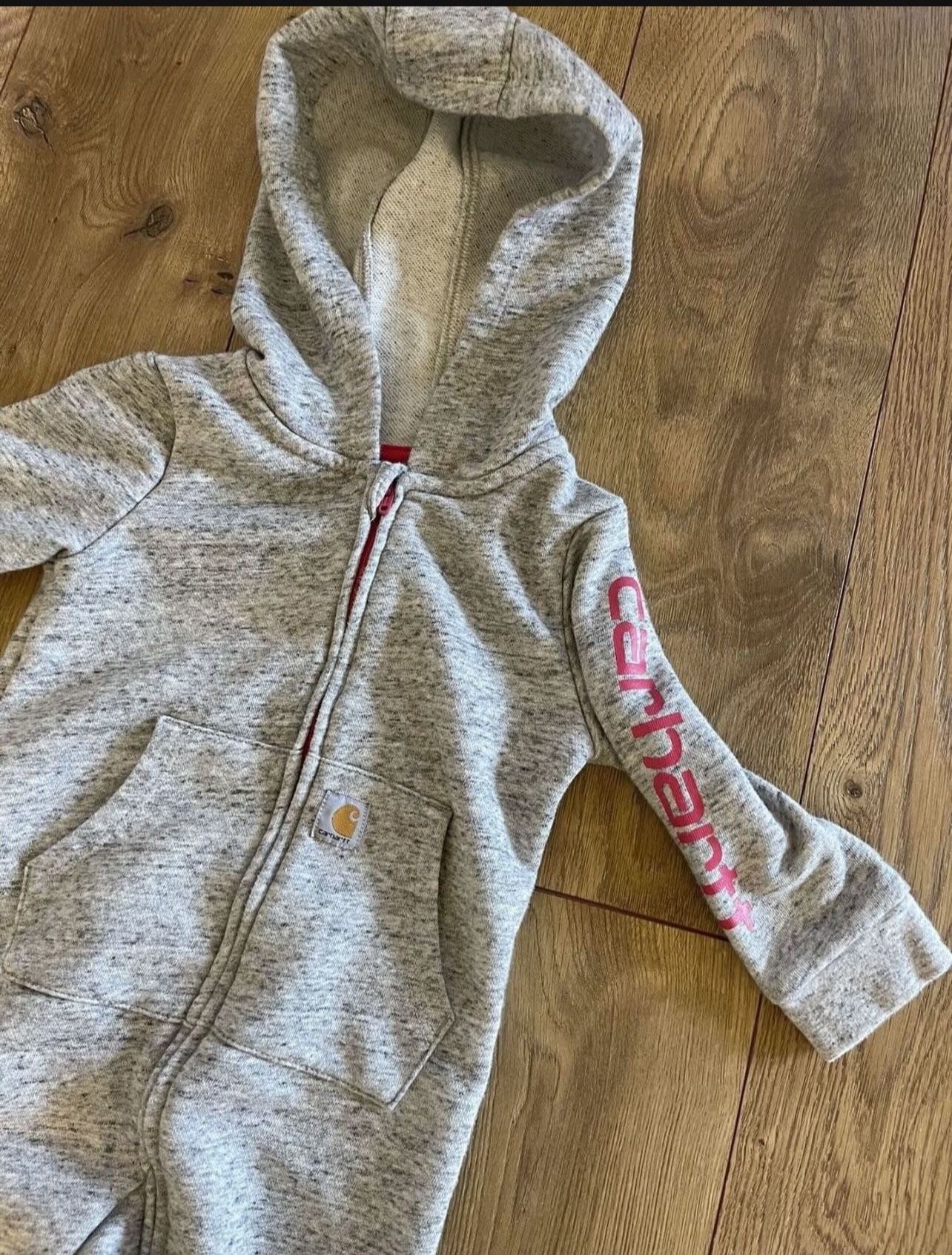 (like New) 12month Carhartt  Long Sleeve Hoodneck Coverall