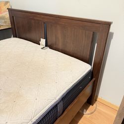 Full Size Bed Frame With Mattress