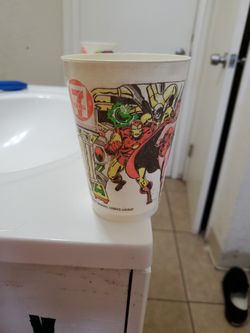 1977 Marvel Comics 7-11 “The Avengers” Vintage Promo Slurpee Cups