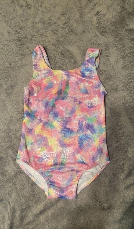 NWOT KIDS GIRLS QUOZZ LEOTARDS PINK MULTI COLORED SIZE 5