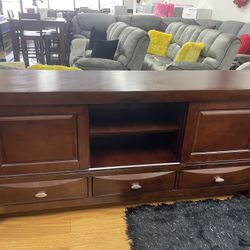 Emily Merlot Tv Stand Only $299