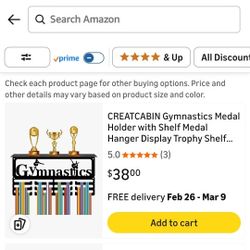 Gymnastics Medal Holder