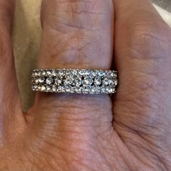 New CZ Sterling silver size 9