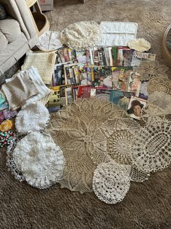Vintage Old Time Crochet Thread, Patterns & Doilies