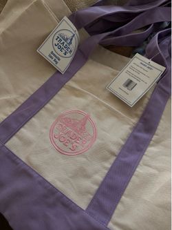 Trader Joe’s Lavander tote bags