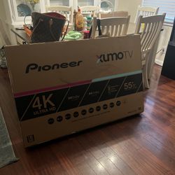 **Good price -55’ Brand New Tv Pioneer Voice Remote 