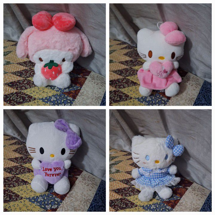 Hello Kitty Or My Melody Plush Each $15 Or 2×$25