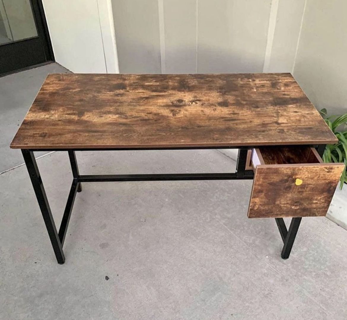 Furniture Computer Desk Modern Wood Top