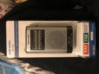 Am/fm pocket radio