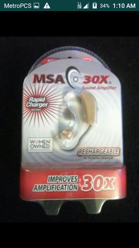 MSA 30X Sound Amplifier, One Size, Elseclear