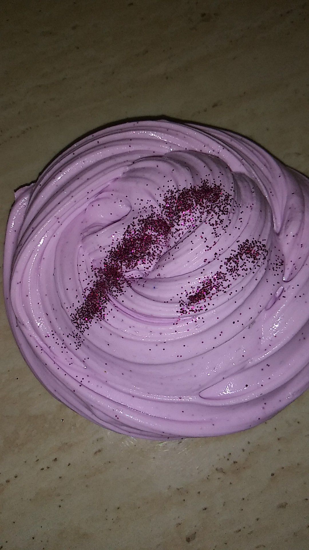 Purple glossy slime