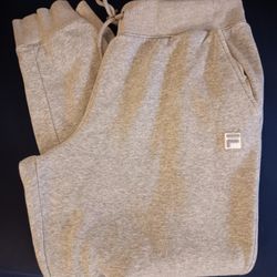 Women's Gray FILA Jogger Sweatpants Size Large