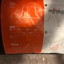 10 Ft Yellow Pop Up Canopy