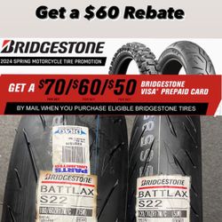 Bridgestone S22 Tire Set 120/180 With Rebate