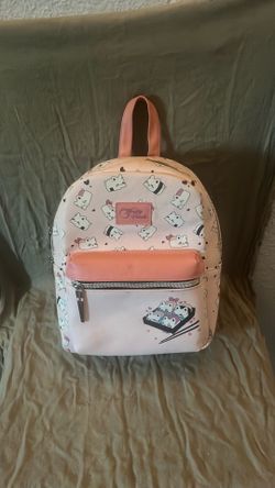 Tasty Peach midsize backpack- Pink/Blk/Blue