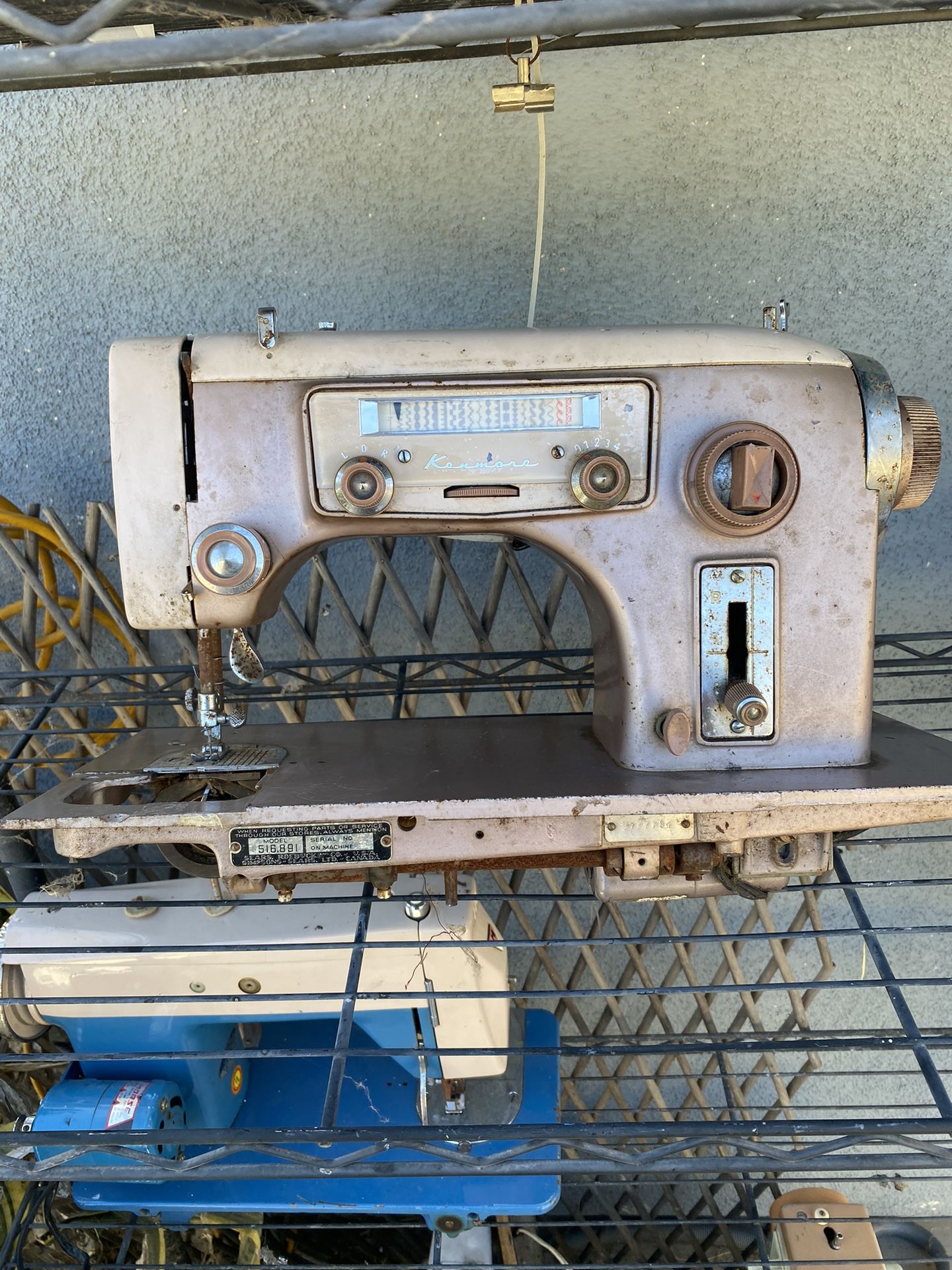 1959 Lady Kenmore Sewing Machine (pink Lady)