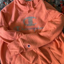 Champion, Sweater, Peach/pink, XL