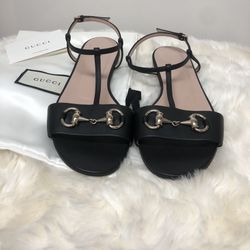 100% Authentic GUCCI Horse Bit Sandal 