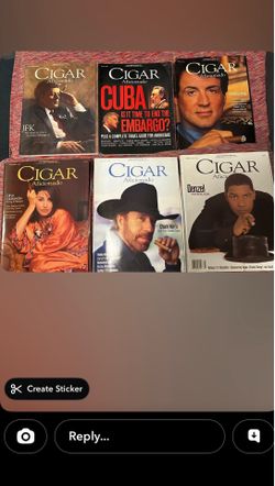 CIGAR AFICIONADO magazines vintage (6) ALL FOR $80.00