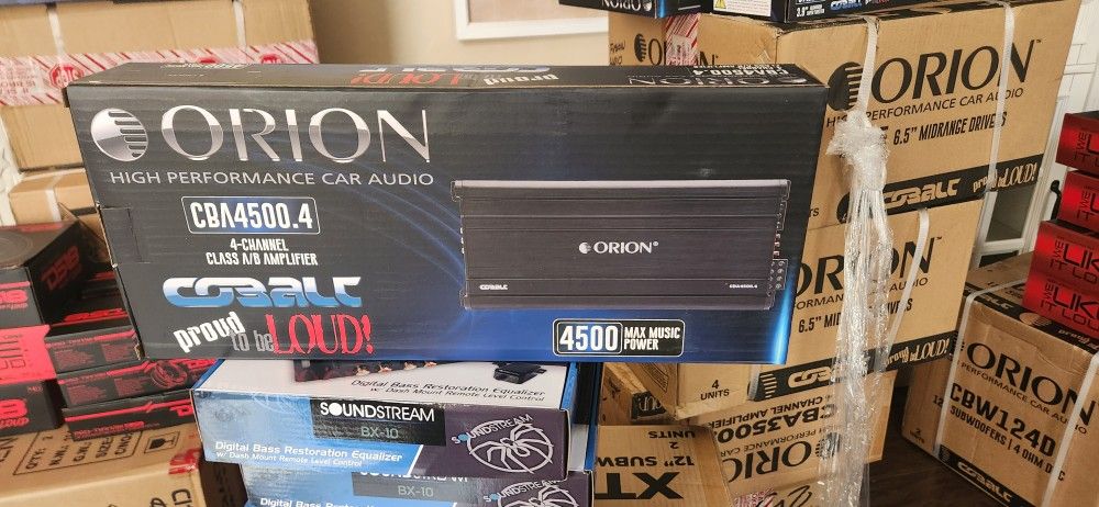New!! Orion COBALT 4500w 4ch Amplifier 