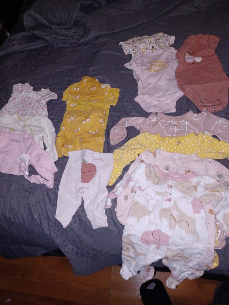 Girl's Preemie Baby Clothes