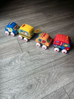 Melissa and Doug Pull Back Town Vehicles