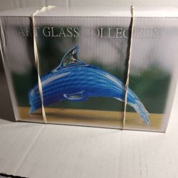 Art glass collection hinge dolphin handcrafted