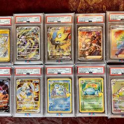 PSA 10 Pokémon Card Slabs - Mewtwo, Lugia, Blastoise & More! ($400 Lot Deal)