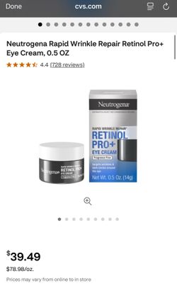 Neutrogena Retinol Eye Cream