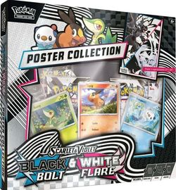 The Pokémon TCG: Scarlet & Violet—Black Bolt & White Flare Poster