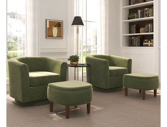Set of 2 swivel chairs