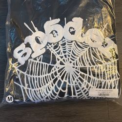 black and white Spider Hoodie