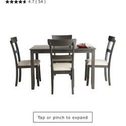 Dining Table 4 Chairs 