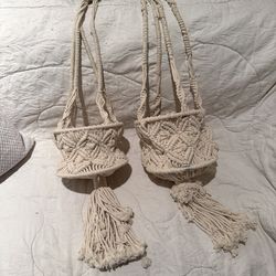 Boho macramé holders
