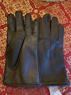 New Ugg Leather Gloves L/XL