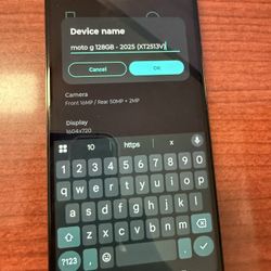Moto G 2025 Model XT2513V - Straight Talk