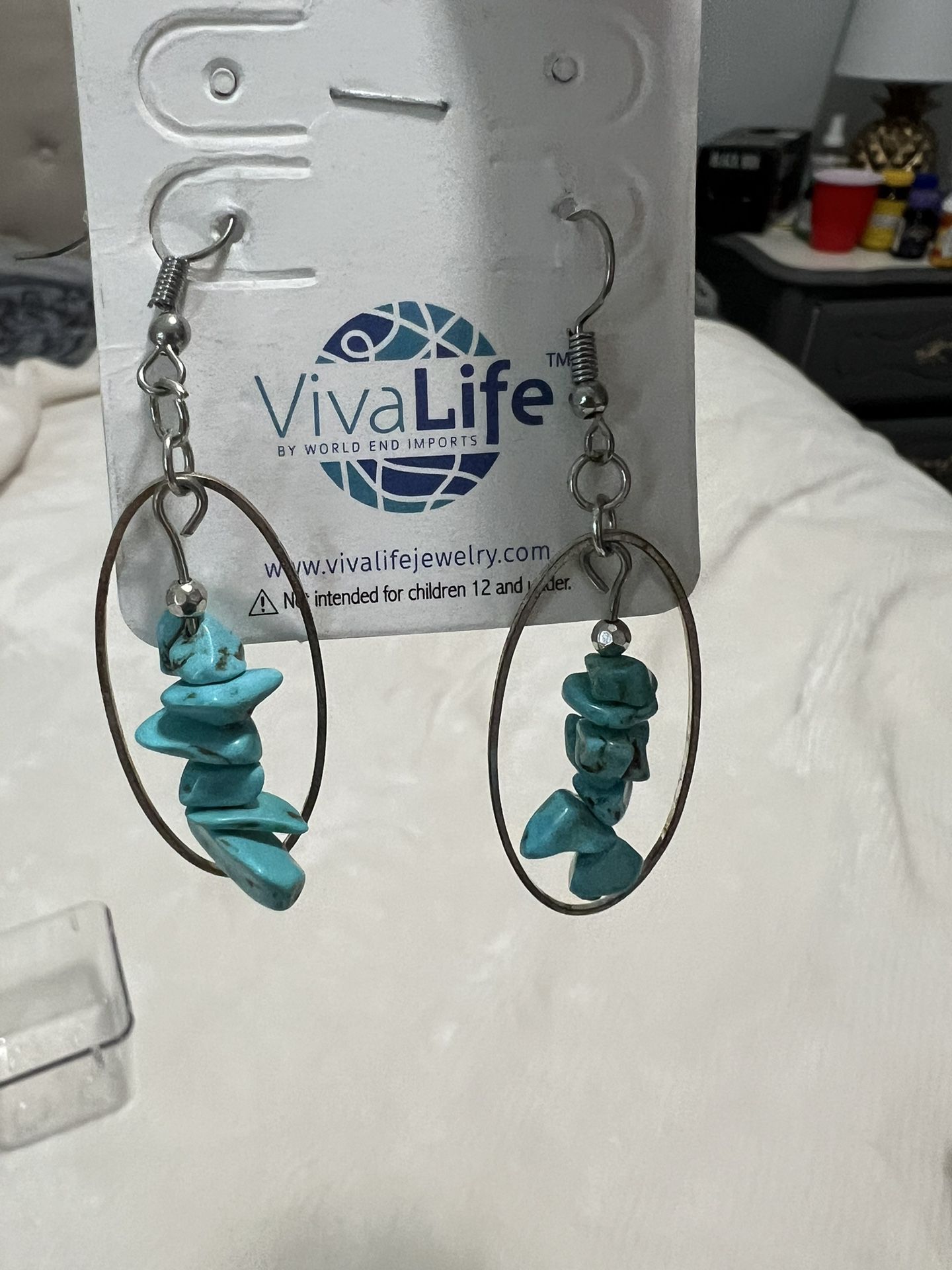 Turquoise Dangle Earrings 10.00 OBO