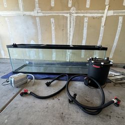 125 Gallon Fish Tank With Equipment (no Stand)