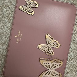 New Kate Spade Pink Rose and Gold Mini Bag