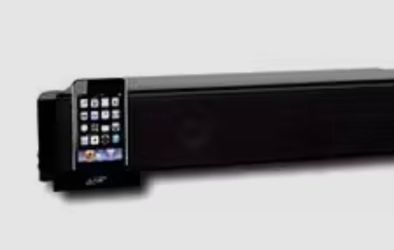 Audio Bar Speaker AM/FM Radio W iPod Dock