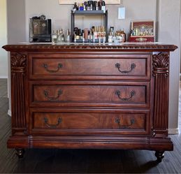 Beautiful dark cherry Traditional Buffet / Storage Chest / Entry Cabinet/ Media center / Accent Piece
