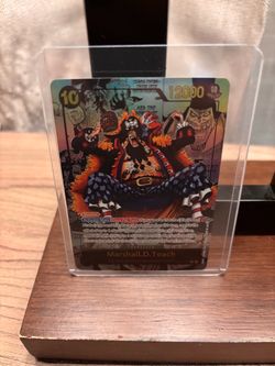 Marshall.D.Teach One Piece Card Game Holo Special