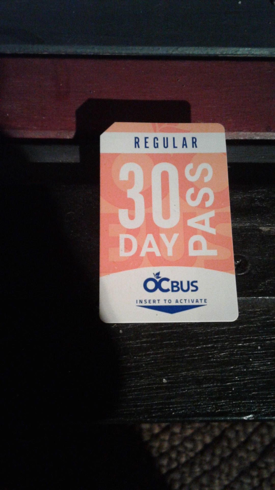 30 DAY OCTA Adult Bus Pass